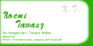 noemi tavasz business card